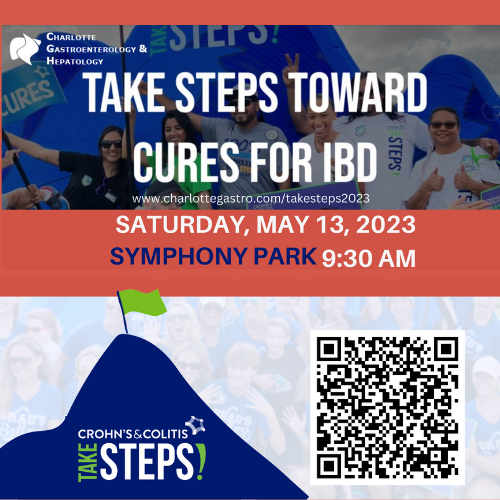 Take Steps for Crohns and Colitis with Team Charlotte Gastro