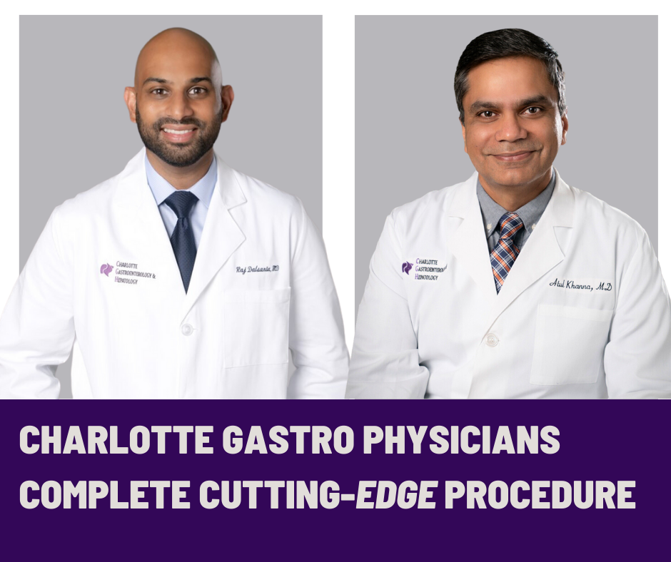 Two Charlotte physicians complete cutting-EDGE procedure weeks apart